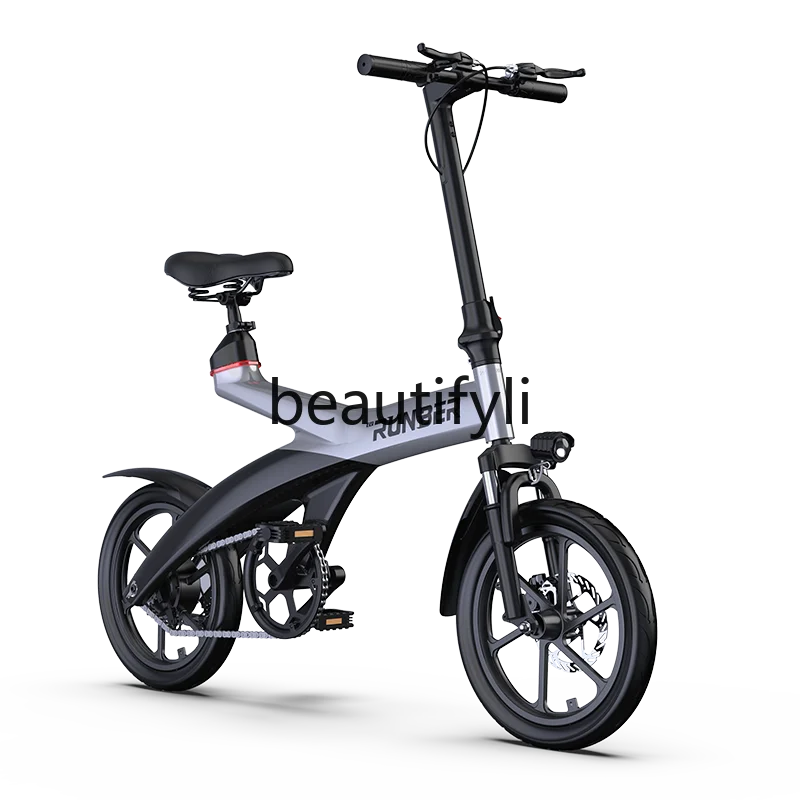 2024 intelligent folding ultra-lightweight electric bicycle with lithium battery portable power adult motorcycle