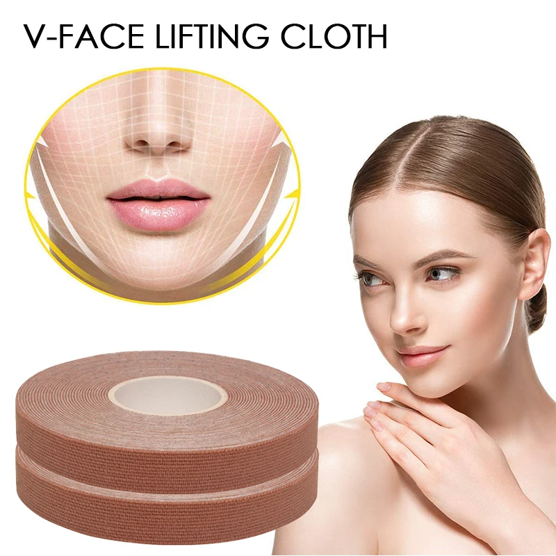 1/3 Rolls V Face Lifting Sticker Lift Skin Firming V Shape Tool Visible Face Lifter Tape Wrinkle Removal Bandage Beauty Health