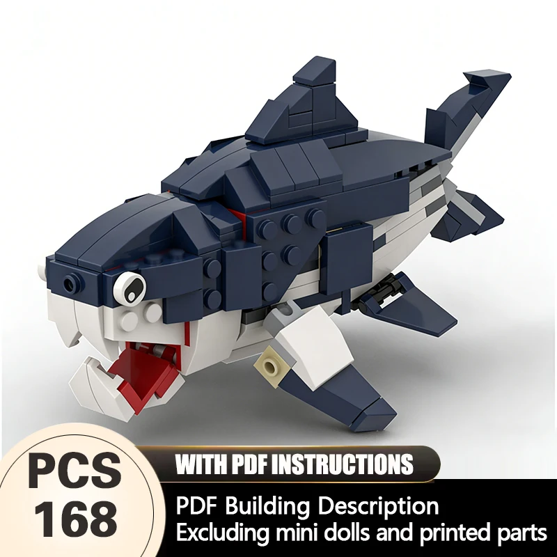 

Creators Animal Series Model MOC Building Bricks Chunkleosteus Modular Technology Gifts Holiday Assemble Children Toys Suit