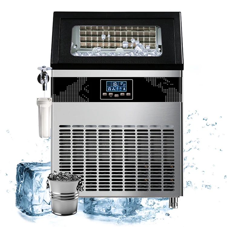 Water Shortage Protection Ice 1500kg Self Contained Producing Houseuse Ice Making Machine Ice Cube 220v 110v