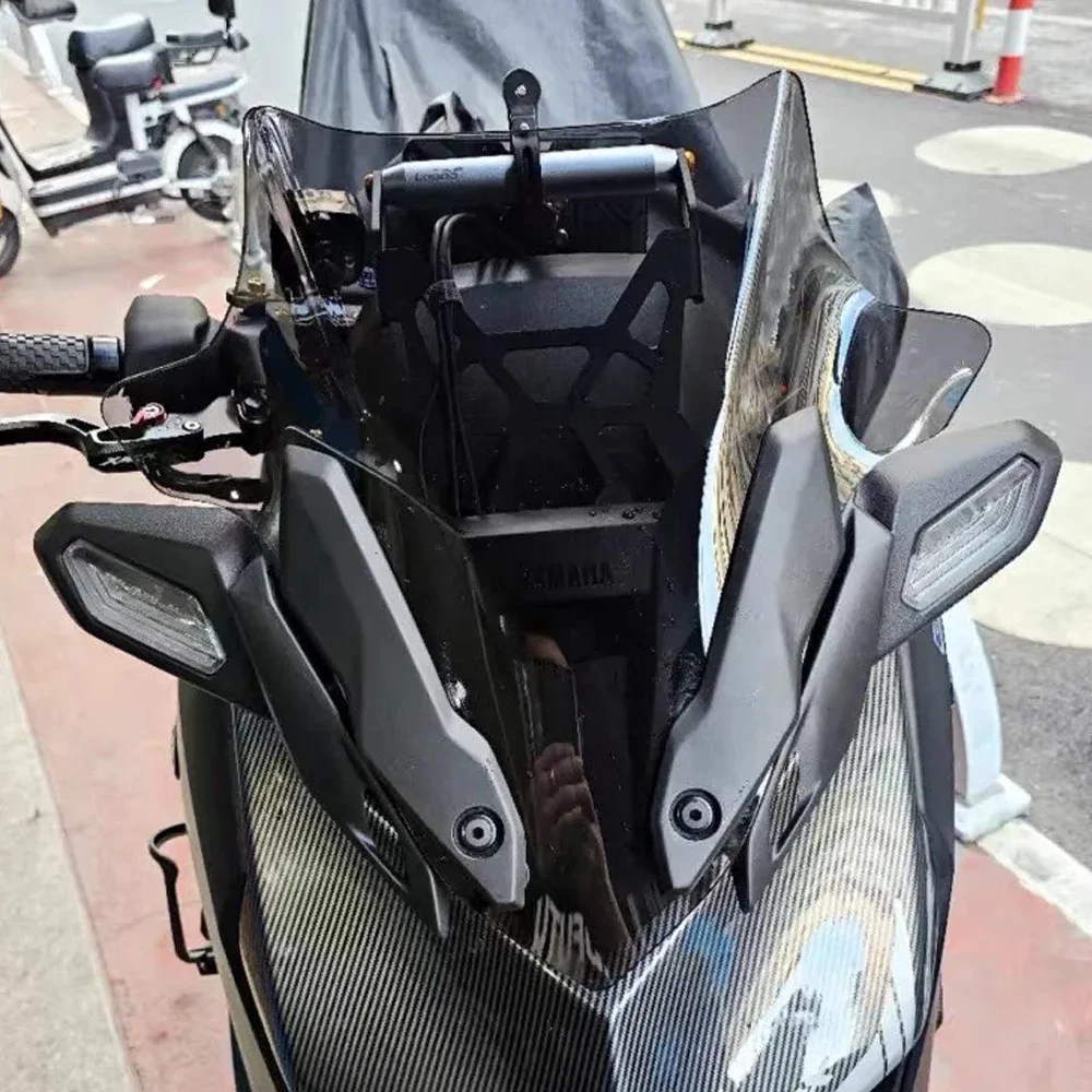 

Motorcycle Windshield Windscreen For Yamaha X-MAX 250 X max 125 2023 2024 XMAX 300 Wind Screen Deflector Double Bubble Fairing