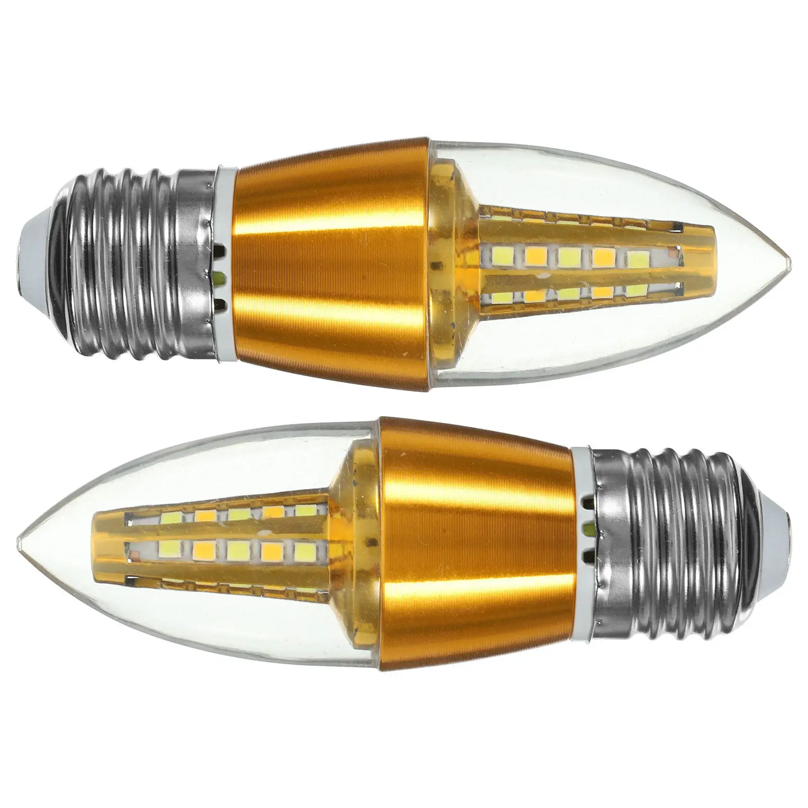 2Pcs Smart LED Light Bulb Three Color Changing Dimming Small Screw Bulb Multi-Purpose for Floor Wall Table Lamp Home