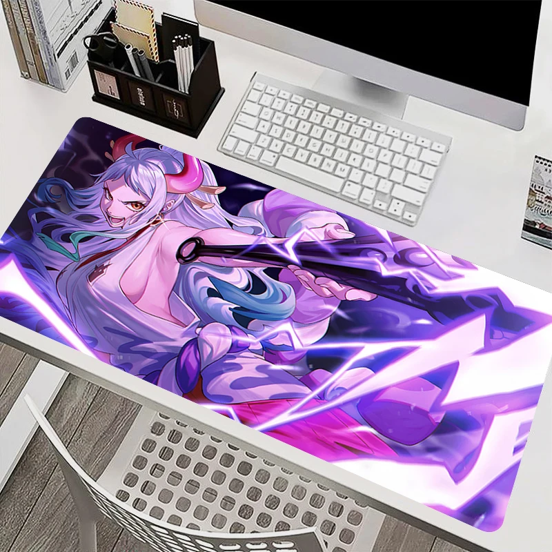Mouse Pad PC Accessories Keyboard Pad Office Desk Mat Anti Slip Mousepad Rubber Tablet Pad One Piece Yamato Gaming Extended Pad