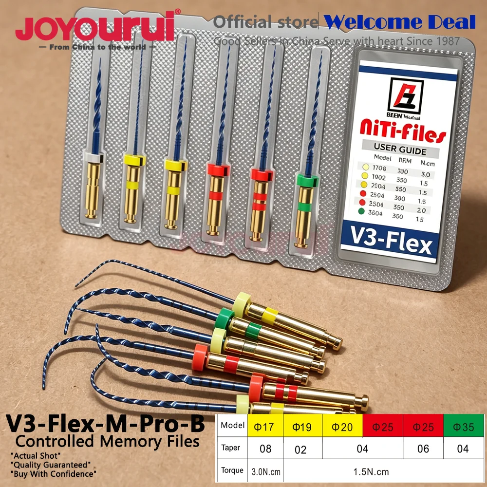 E-Flex-Blue Pro Dental Files Dental Nickel Titanium Heat Activation Root Canal File Endodontic Rotary Files Dental Materials 40#