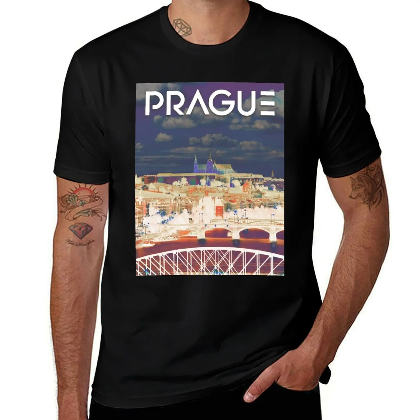 

beautiful Prague, Czech Republic T-Shirt gifts for boyfriend boys whites street wear men graphic t shirts