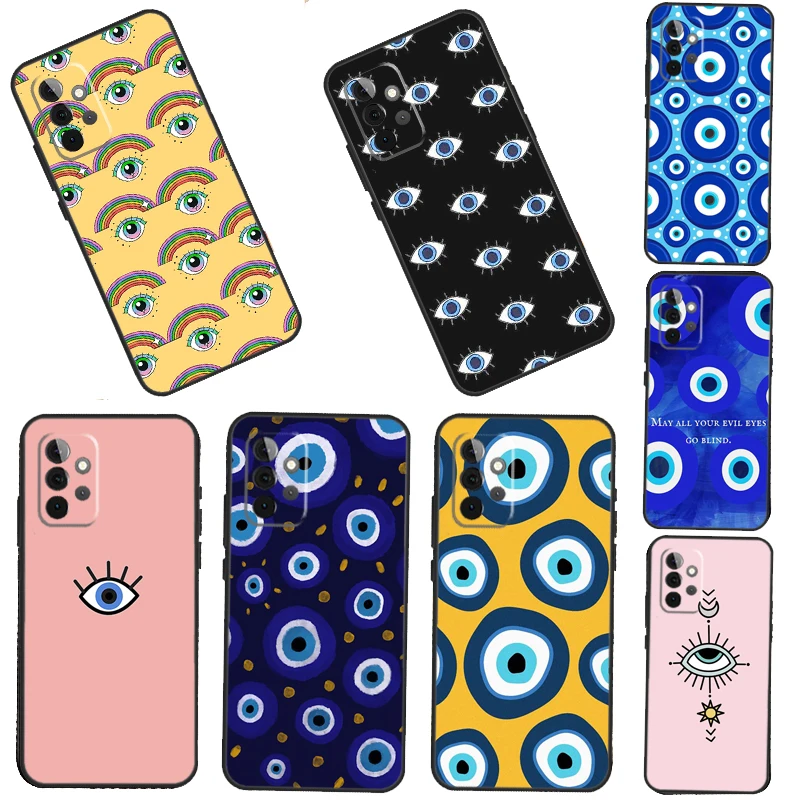 Nazar Boncuğu Evil eye Case For Samsung Galaxy A12 A32 A42 A52 A72 A50 A70 A10 A20 A21S A52S A51 A71 Phone Cover