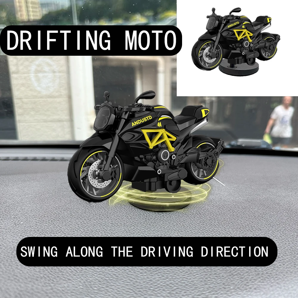 

Для DUCATI Kawasaki мотоцикл Drift вращающаяся автоматическая поворотная модель мотоцикла внутренняя центральная консоль украшения рождественские подарки