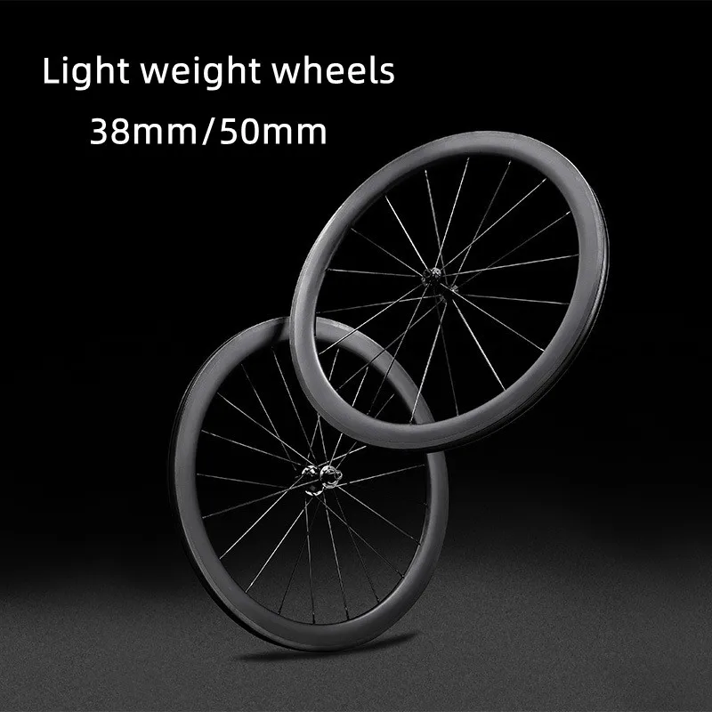 

Clincher Carbon Wheelset Carbon Wheels 38mm/50mm Bicycle Road 700C Carbon Racing Bike Wheels Ruedas Carbono Bicicleta Carretera