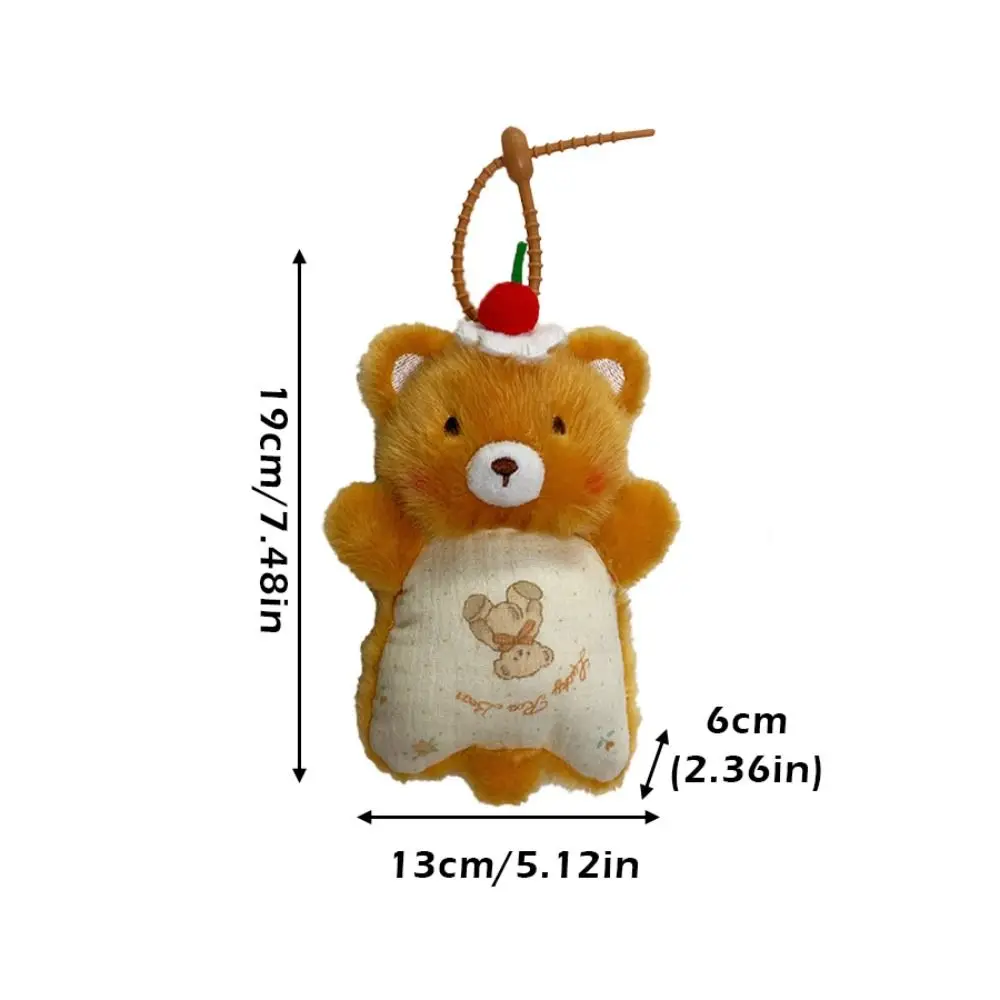 かわいい漫画風ぬいぐるみ動物人形ペンダント、ストレス解消多機能マウスリストパッド人形おもちゃキーホルダー