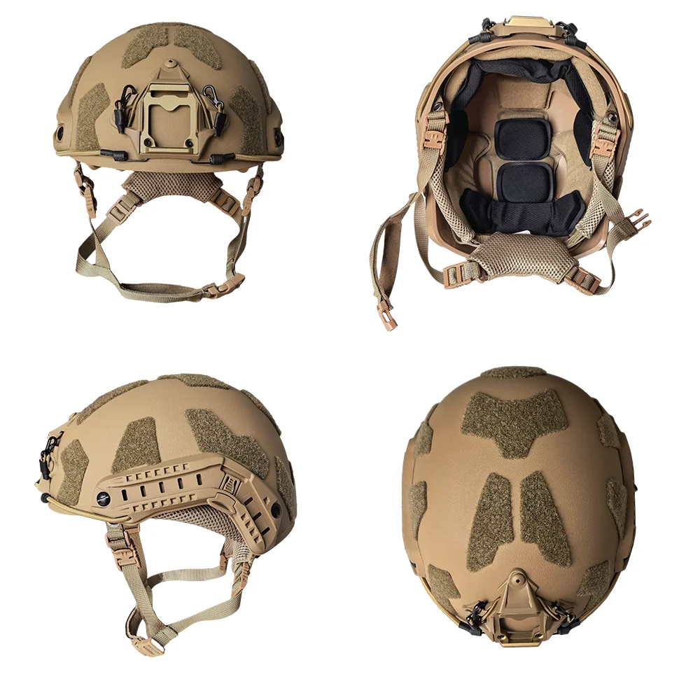 Casco táctico SF rápido con máscara y suspensión tipo Wendy Airsoft - imagen 2