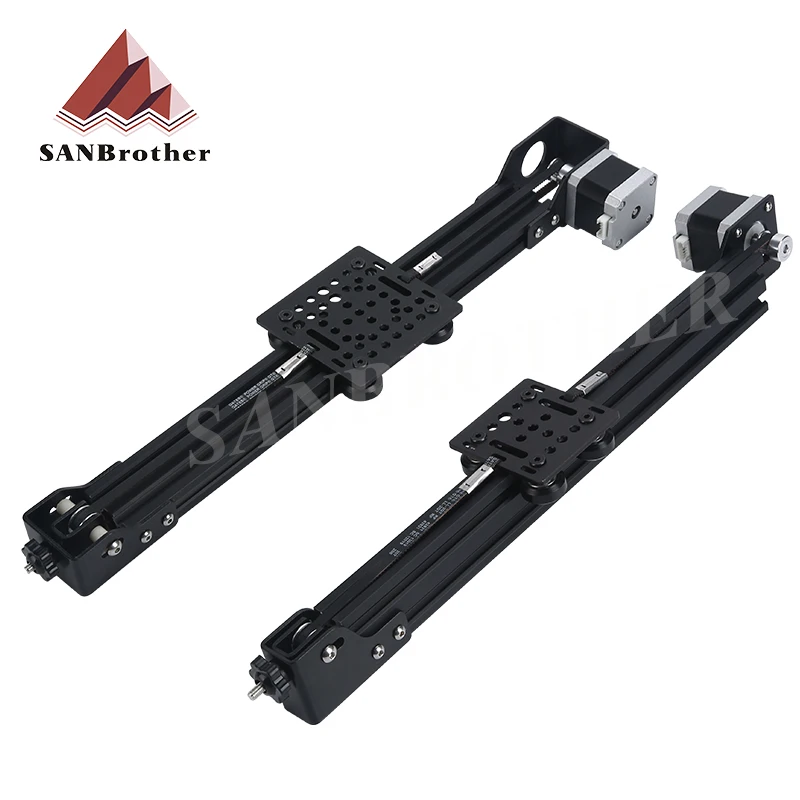 Z Axis CNC Sliding Table 2040 V-slot Profile L 200 300 400mm 3D Printer Synchronous Belt Slide Linear Actuator Bundle Kit Set
