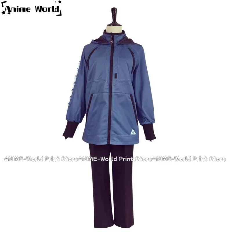 

《Custom Size》Set Anime Twisted-Wonderland Hercules Idia Shroud Cosplay Costume Adult Women Men Outfits Jacket Navy