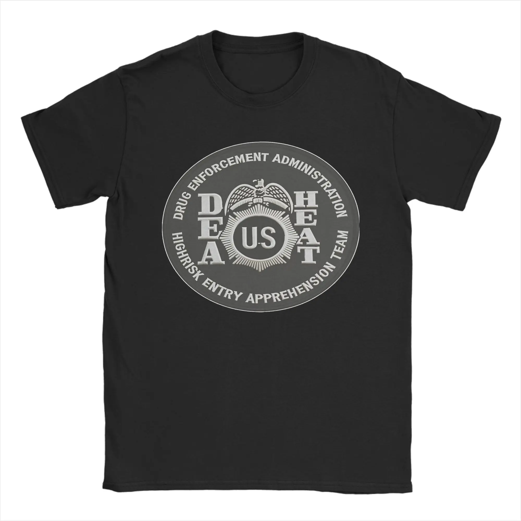 Cool DEA Special Agent America T-Shirt Men Women Round Neck Pure Cotton T Shirt  Short Sleeve Tees 6XL Clothes