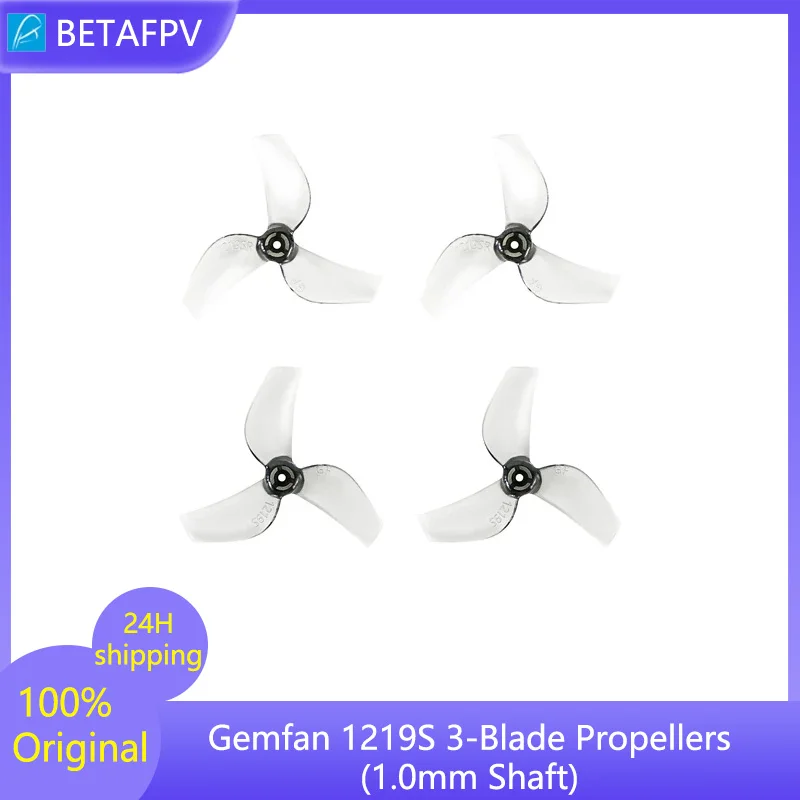 

BETAFPV Gemfan 1219S 3-лопастные пропеллеры (вал 1,0 мм) для Air65