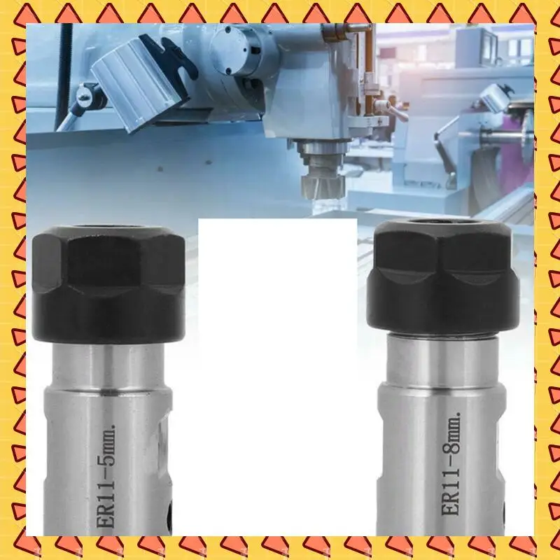 

A008 2X Holder Straight Shank Chuck Tool 35Mm CNC Metalworking Extension Milling C16-ER11-35L 5Mm Nut Replacement