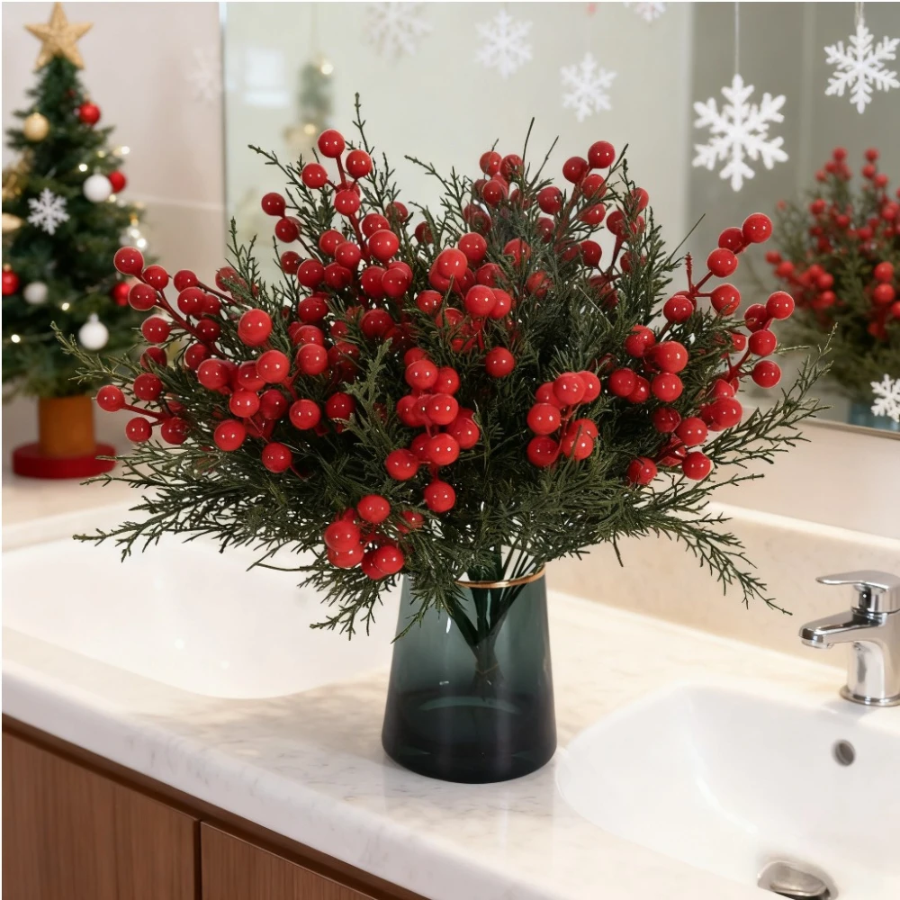 1 Bos Kunstplant Pijnboomtakke - Christmas Wreath Fake recensie en prijs