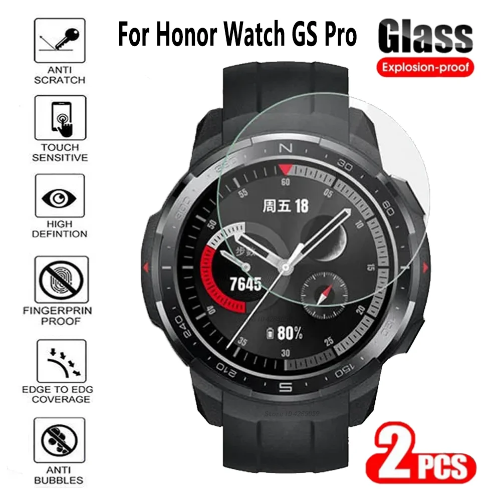 Tempered Glass Screen Protector For Honor Watch GS Pro Smart Watch Screen Protector For Honor GS Pro Film Full Coverage Film