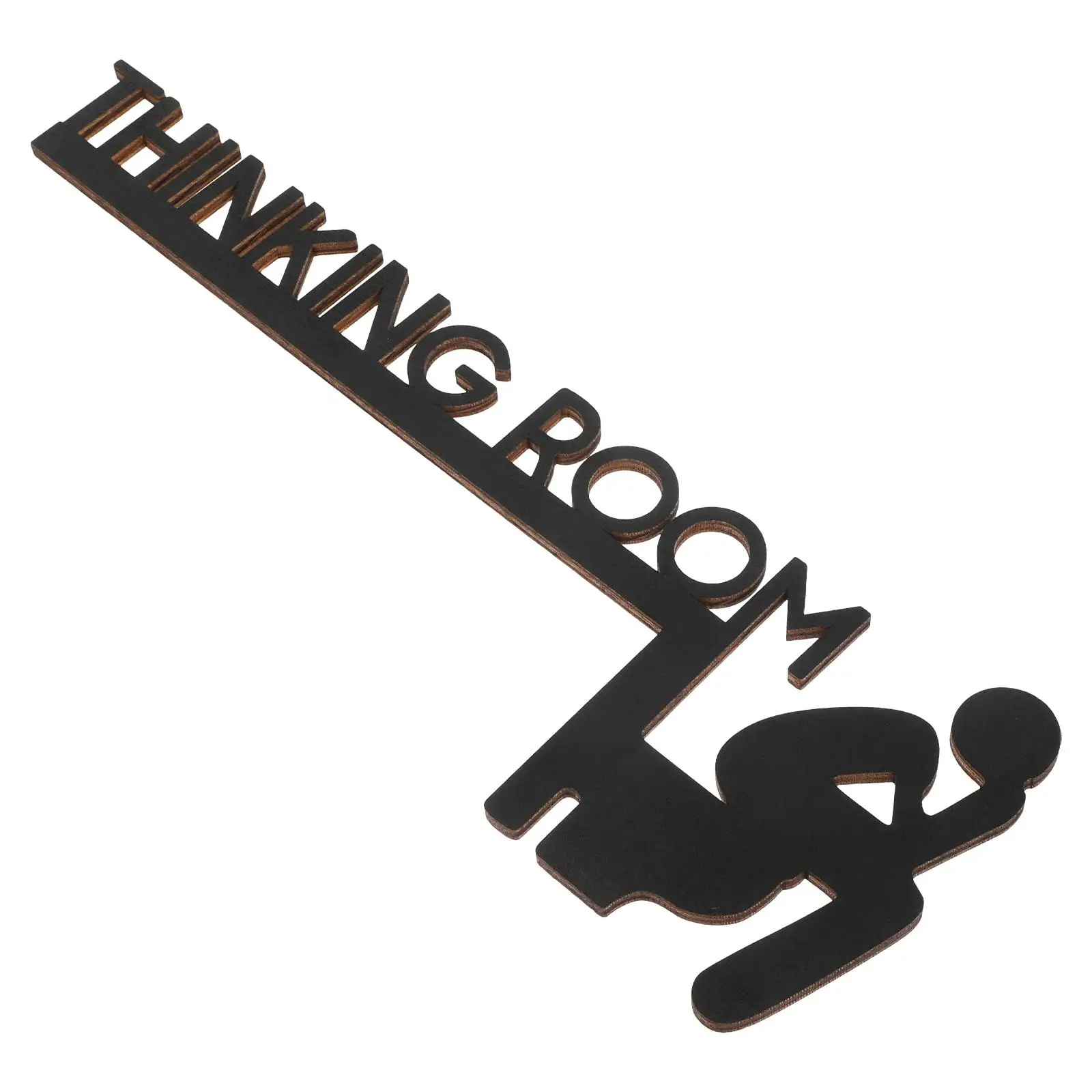 

Bathroom Decor Restroom Door Signs Funny Small Decorations Craft Letter DIY Versatile Modern Rustic Farmhouse