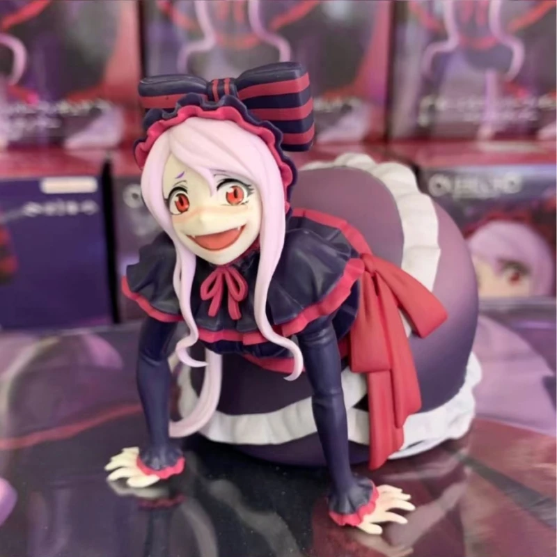 Genuine Furyu OVERLORD Shalltear Bloodfallen Noodle Stopper Anime Figure Pvc Desktop Decoration Collect Model Toys Birthday Gift
