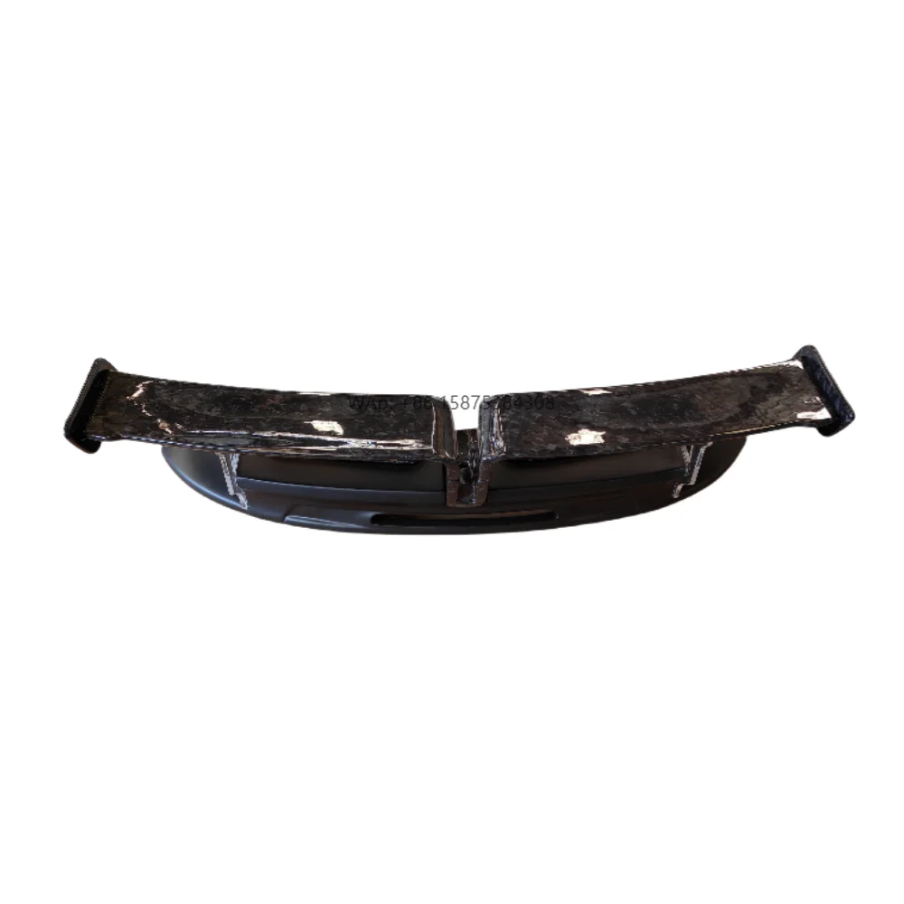 

Suitable for 992 Retrofit Upgrade Techart Semi Carbon Fiber Forged Pattern Rear Spoiler Body Kit
