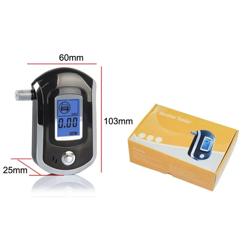 Breath Analyzer Breath Alcohol Tester Professional Digital Breath Alcohol Tester