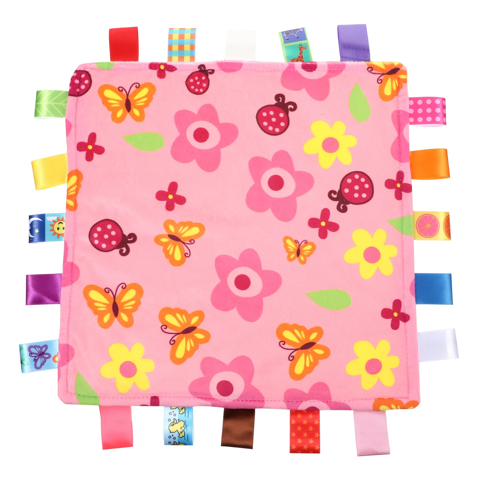 

Soothing Towel Blanket for Months Cartoon Teething Babies Security Blankets Baby Girls Soother Sensory Animal