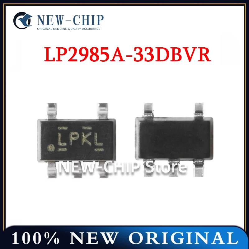 10PCS-500PCS/LOT  LP2985A-33DBVR   LP2985A   LPK*  SOT-23-5   3.3V   150mA    New Original
