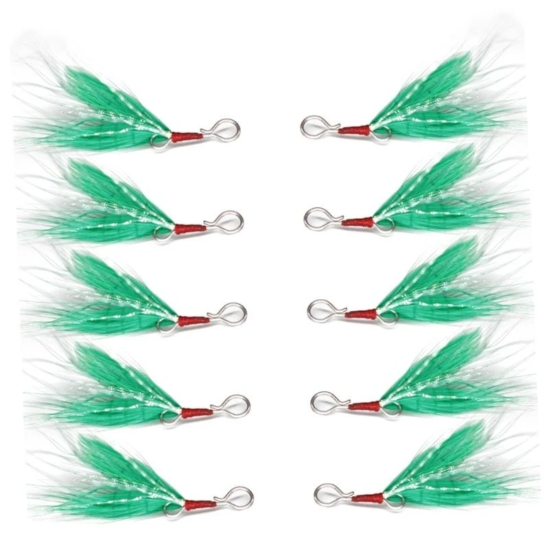 

10Pcs Fishing Spoon Baits Lure Fishing Tackle Accessory Easy Installation Lure Pendant Fishing Equipment