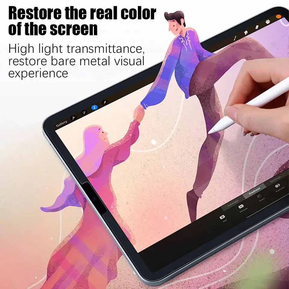 2 Piezas Película Sensación Papel para iPad 10 10ª Pro 13 M4 M5 12.9 2025 Protector de Pantalla iPad Air 11 5 4 M3 M2 A16 9ª Generación Mini 6 7 2