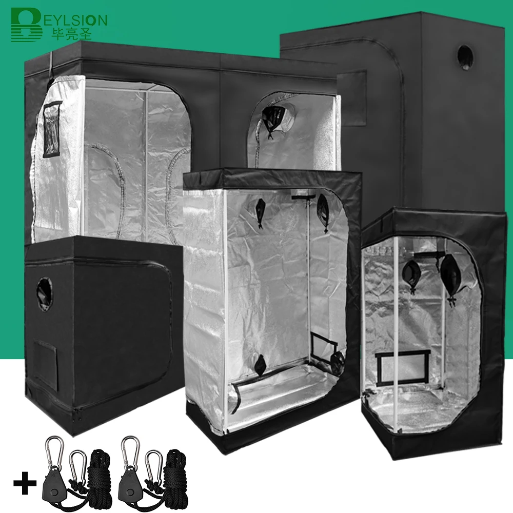 BEYLSION 600D Grow Room Box Grow Tent Grow Tents Mental Pole For Growing Home Greenhouse Tent Growing Mini Greenhouse Seedlings