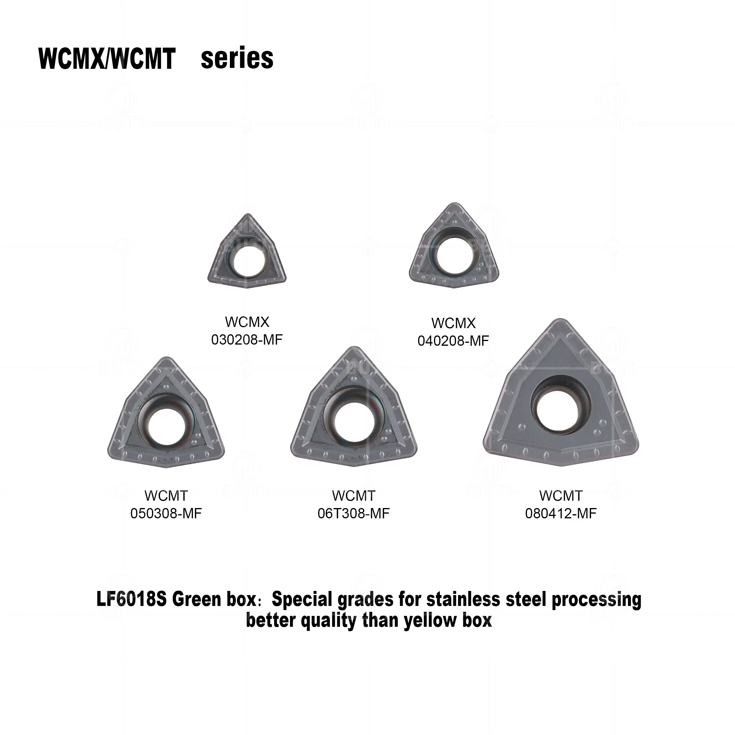 DESKAR 100% Original WCMX030204 040208 WCMT050308 06T308 080412 U-drill CNC Lathe Carbide Inserts Used For Stainless Steel Tools