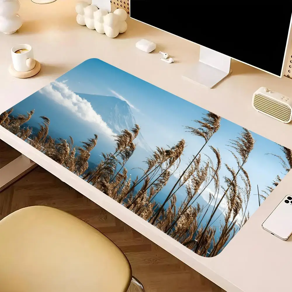 Mount Fuji Japanese Art Landscape   Mouse Pad Large Pad Extra Big  Table Protector Game Mouse Mat for Game Office Work