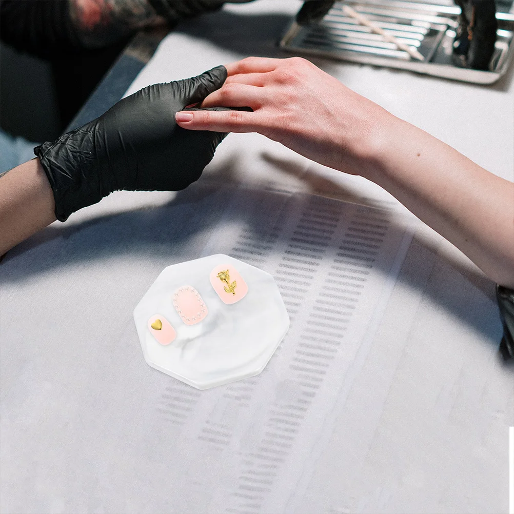 

3Pcs Marble Style Ceramic Wax Seal Pads Heat Resistant Seal Wax Plates Multi Functional Drink Coasters Desktop