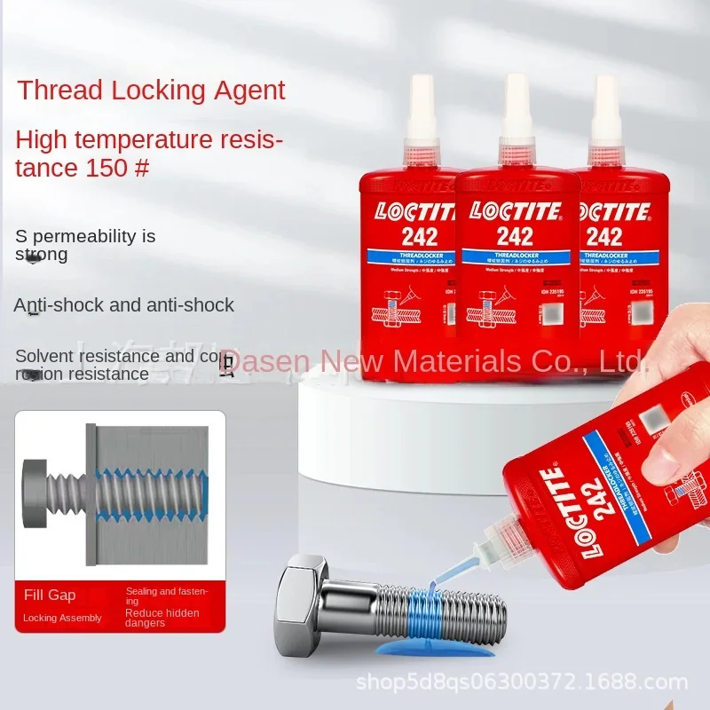 Imagem -02 - Loctite 242 Glue Parafuso Cola Agente de Travamento 50ml