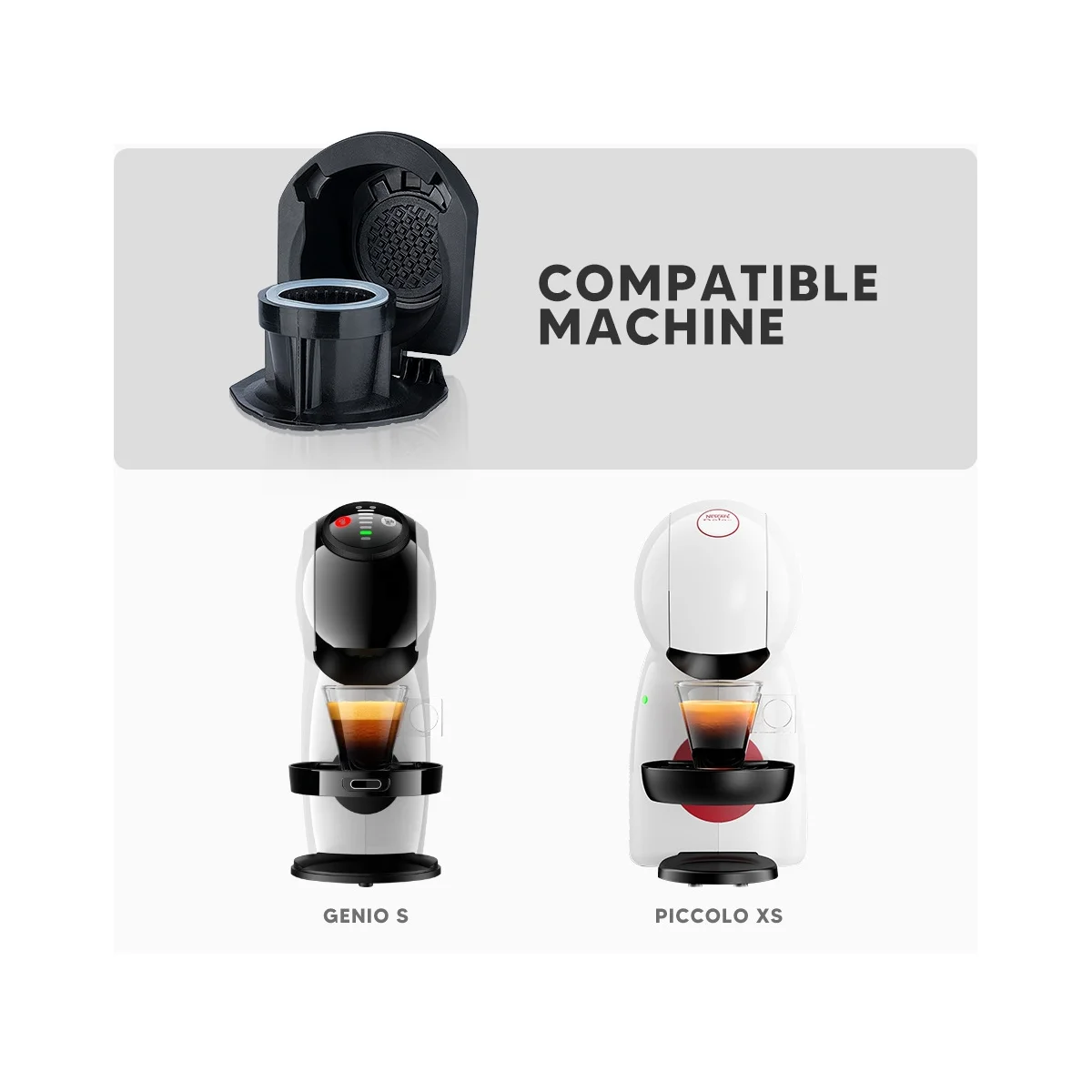 Adattatore per capsule per capsule Converti Crema per macchina da caffè Xs 2A