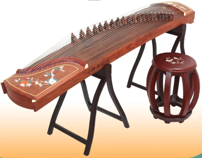 

Customizable Koto With Multiple Antique Patterns Guzheng Without Stool