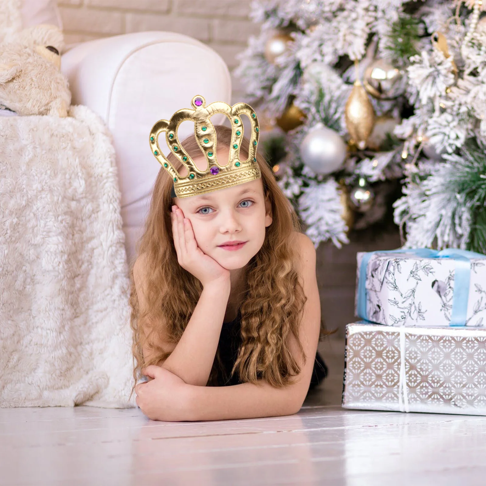 

King Crown Props for Party Decor Elegant Role playing Lightweight Premium Material Creative Design Exquisite