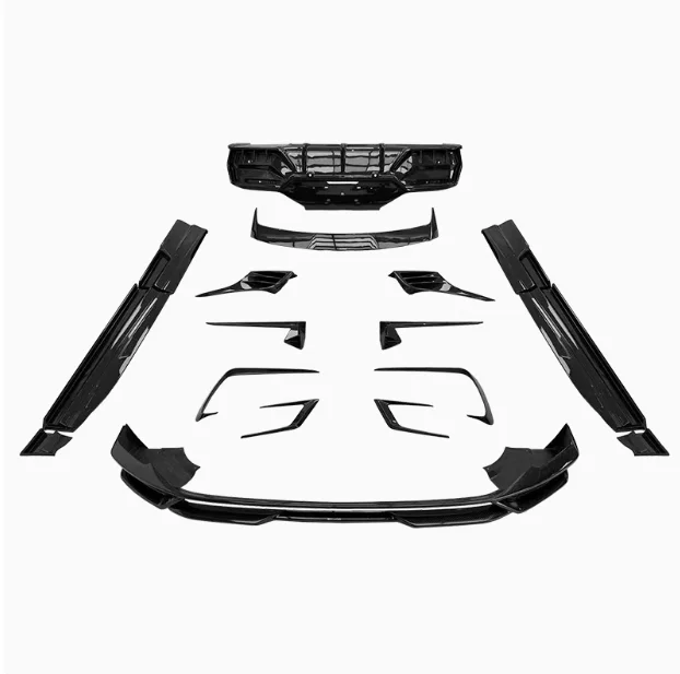 YICKU PK Style Dry Carbon Fiber Body Kit for Lotus Eletre - Front Lip, Side Skirts, Spoiler & Rear Diffuser Upgrade Parts