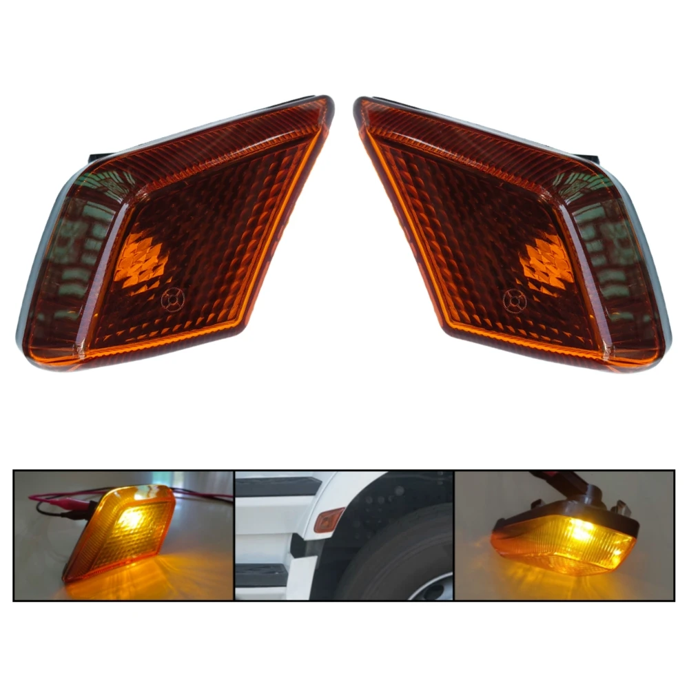 1 para 24V LED narożnych świateł kabiny do Mercedes Benz Actros MP4 Truck Side Marker Turn Signal 9608201021 9608201121 Akcesorium