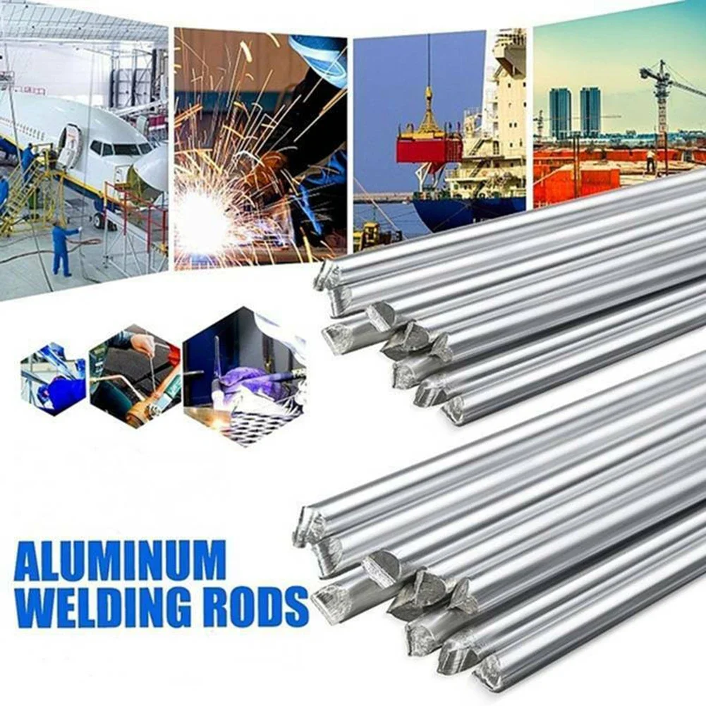 10pcs Aluminum Welding Rods Low Temperature Easy Melt Welding Wire For Solder Repair Holes Hand Tools