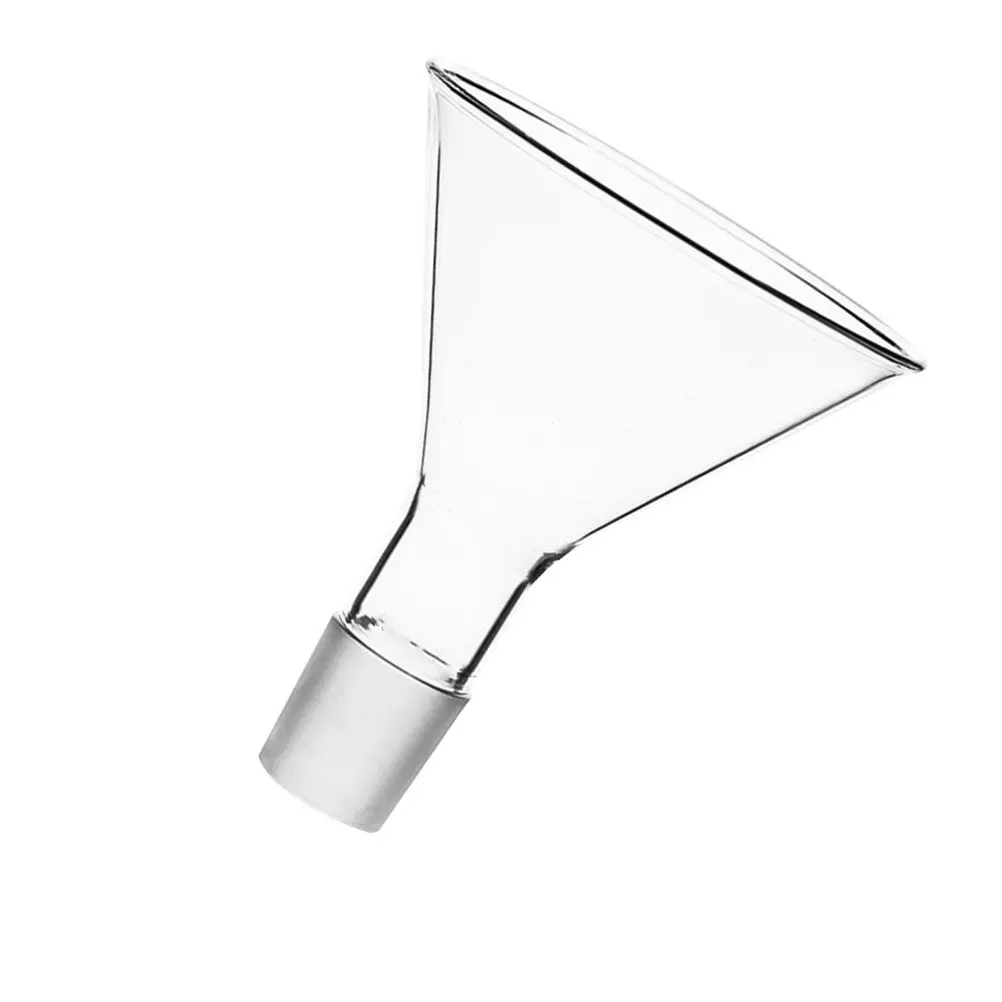 1Pcs Temperature Resistant Glass Funnel for Chemistry Experiments Great Visibility Chemical Attack Resistant Mechanical