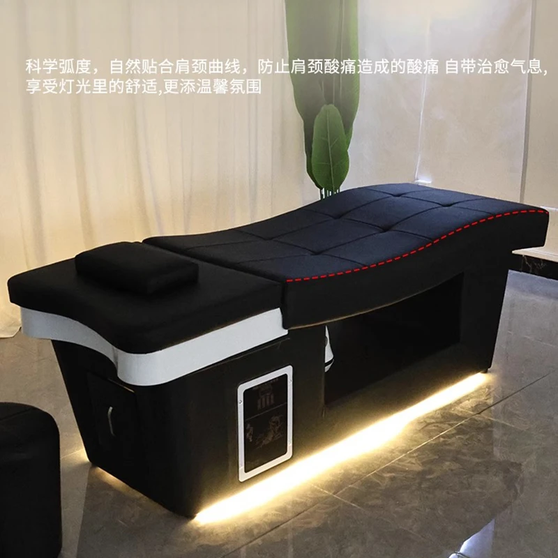 Thai Style Water Cycle Shampoo Chairs Modern Massage Ergonomics Shower Shampoo Bed Haircutting Salon Furniture Peluqueria FYSC