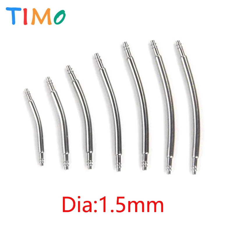 

20 PCS Dia1.5mm Spring Bars Curved Watch Strap Link Bars 16mm 18mm 20mm 22mm 24mm 26mm Watch Strap Bands Bracelet Spring Bars