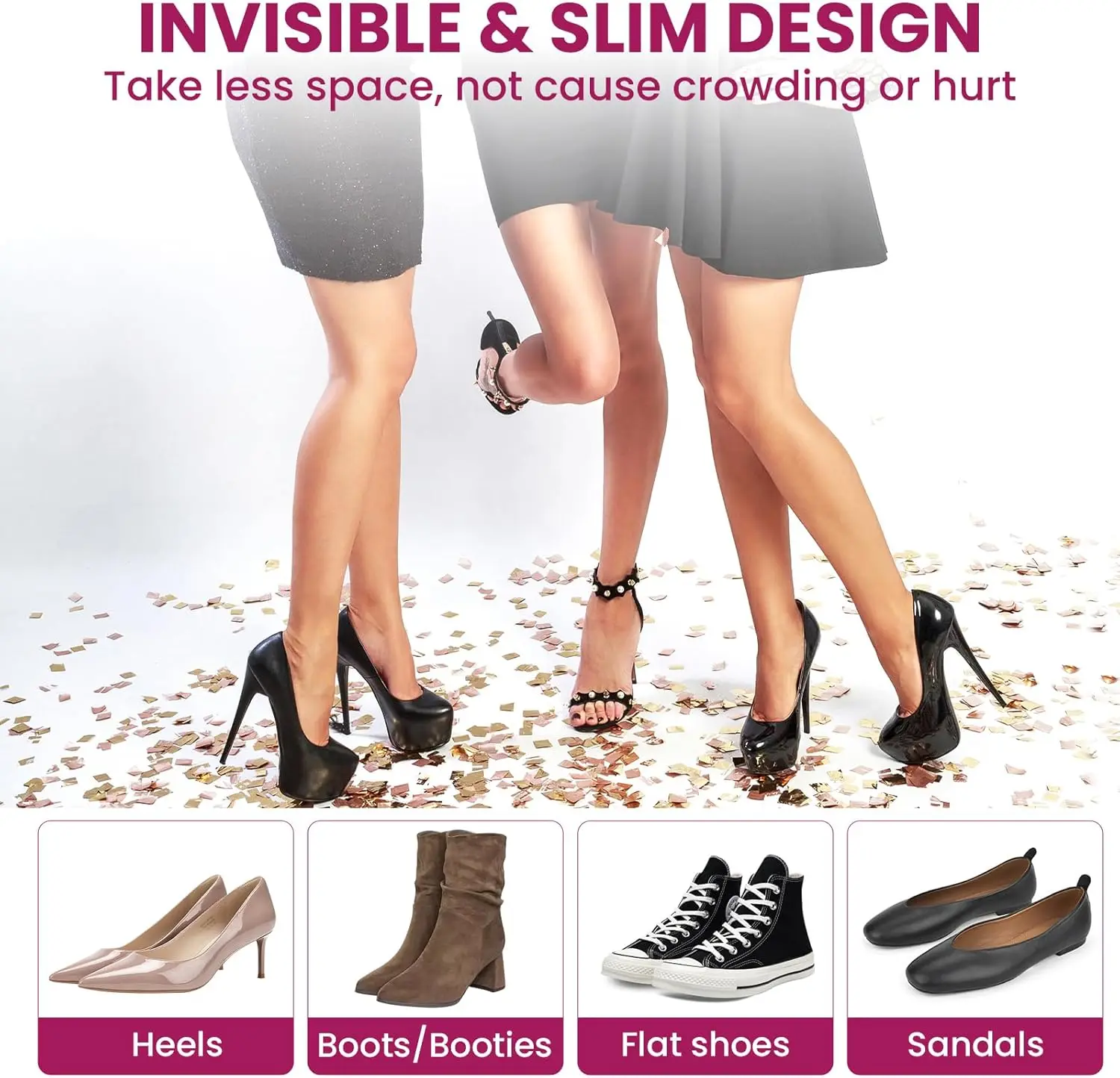 2 قطعة النعال كعب التصحيح لتخفيف الآلام مكافحة ارتداء وسادة منصات قدم الرعاية كعب حامي لاصق الظهر ملصق الأحذية إدراج نعل #5