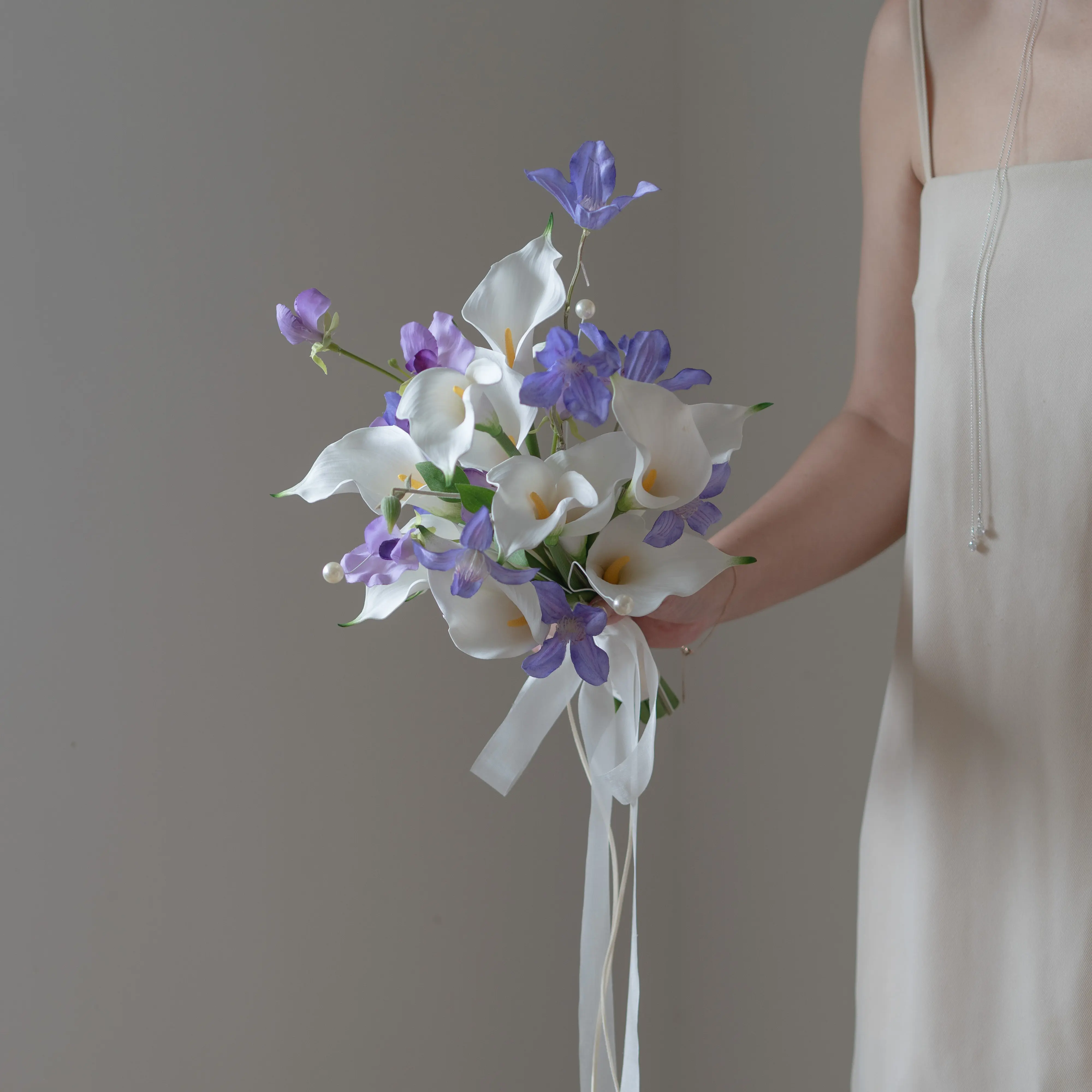 Bouquet photography props marriage certificate engagement shooting new clematis