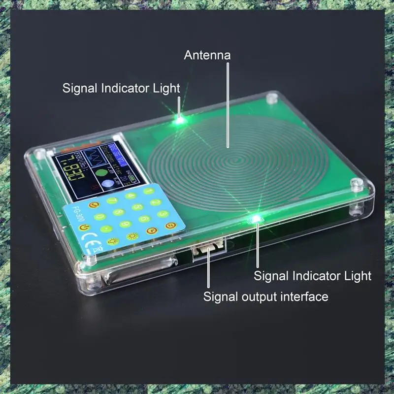 SCLS Function Signal Generator 0.001Hz-200Khz Signal Generator 1.8-Inch TFT Display Sine+Square+Triangle+Sawtooth Waveform