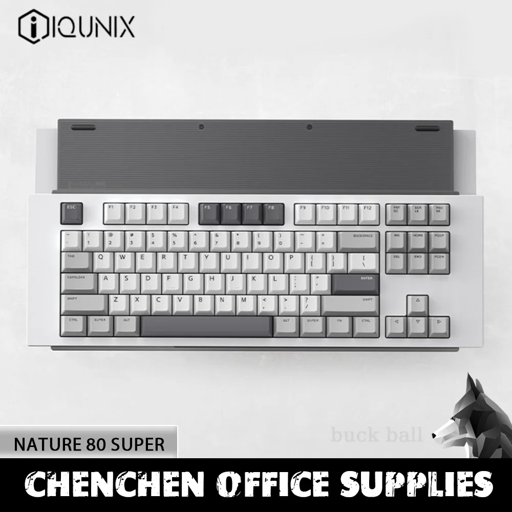 

Iqunix Nature 80 Super Mechanical Keyboard 87keys Metal Keyboards Kit Hot Swap 3-Modes 2.4G Type-C Aluminium RGB Gaming Keyboard