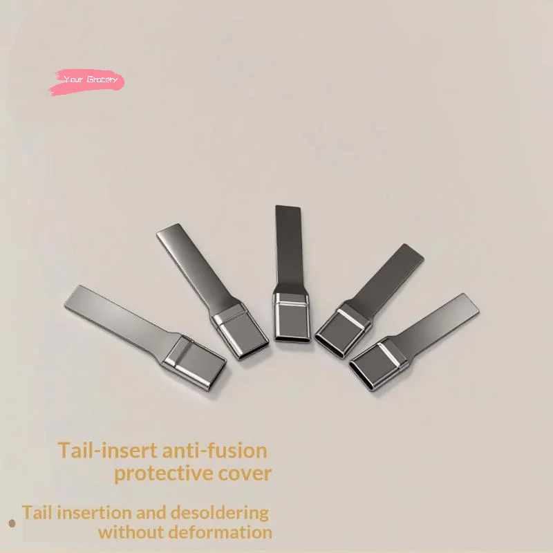 Y-5Pcs Type-C Port Desoldering Tool Kit Rear Connector Anti-Melting Protective Cover Mobile Phone Repair Desoldering Rear