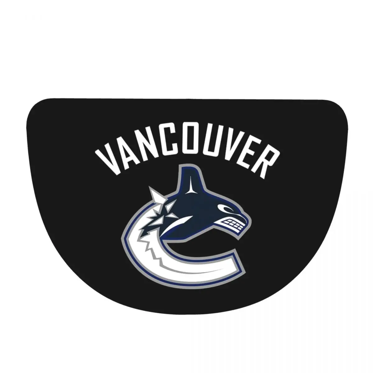 Коврик для ванной комнаты Vancouver Hockey Canucks Essential Active, мягкий, полукруглый, нескользящий, впитывающий, для гостиной.