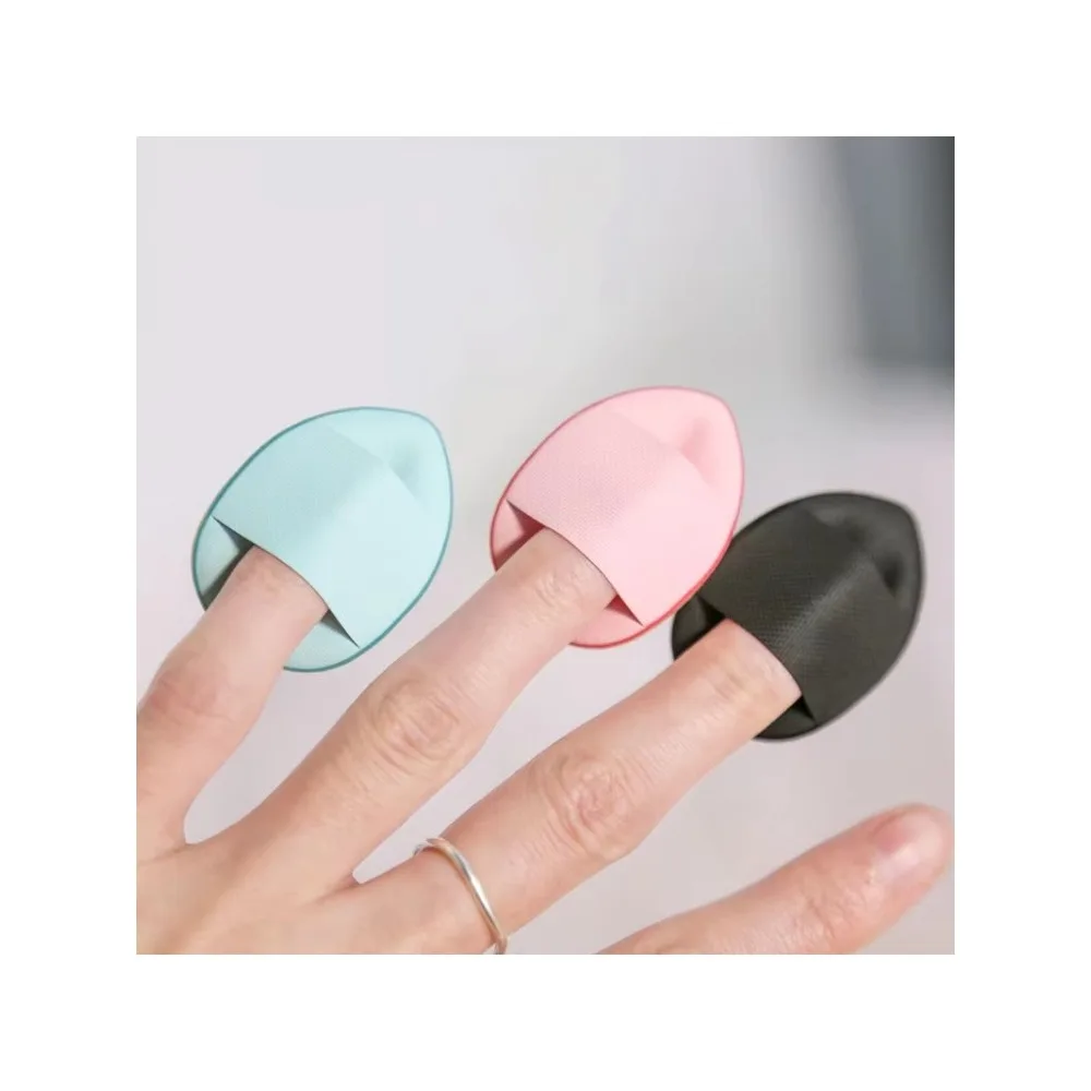 3 قطع قصيرة أفخم مثلث ماكياج نفث مثلث المخملية قابل للغسل مسحوق نفخة مستحضرات التجميل العين الجمال ماكياج أداة قابلة لإعادة الاستخدام الإسفنج
